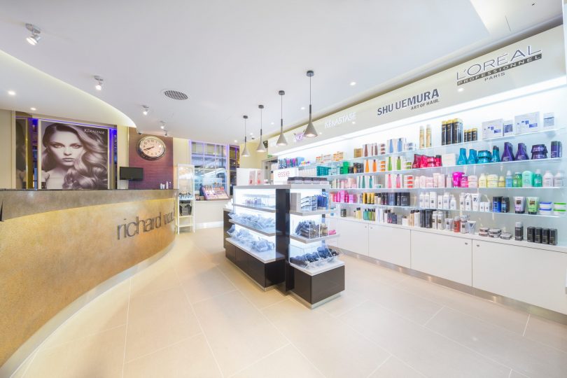 Richard Ward Hair & Metrospa Reception Area