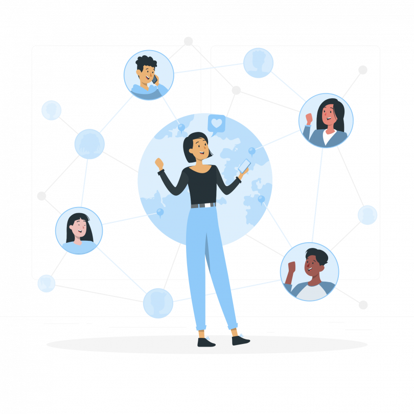 illustration networking