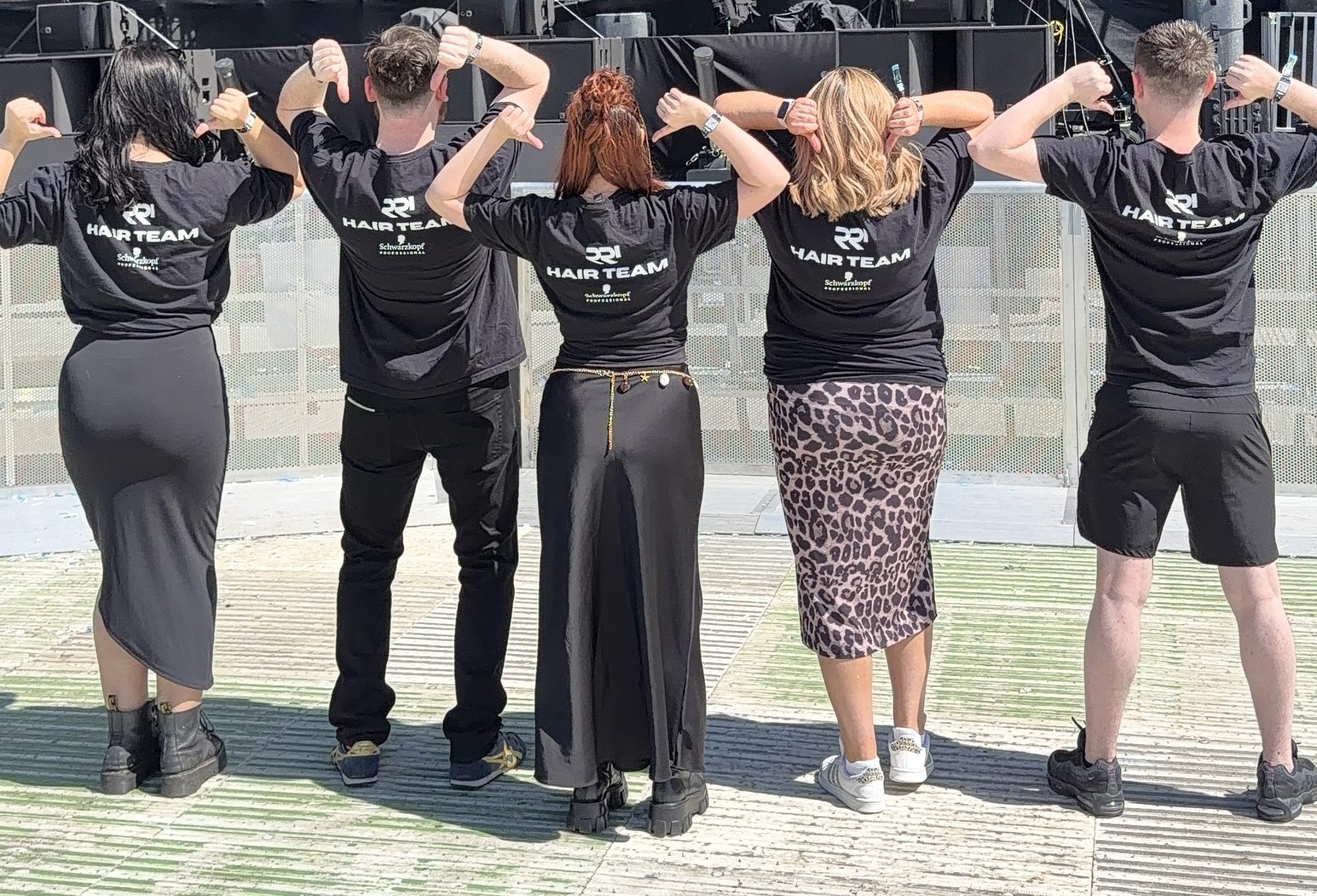 Backstage at TRNSMT 2026 – Rainbow room international share their ninth year styling artists at Scotland's biggest music festival